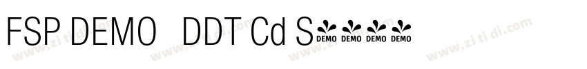 FSP DEMO   DDT Cd S字体转换